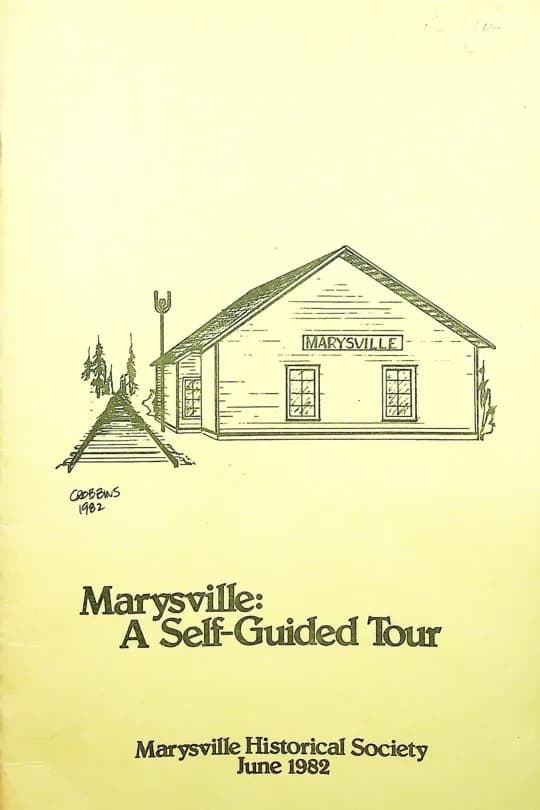 Marysville: A Self-Guided Tour booklet cover