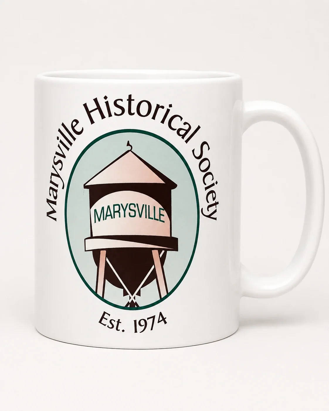 Marysville Historical Society coffee mug