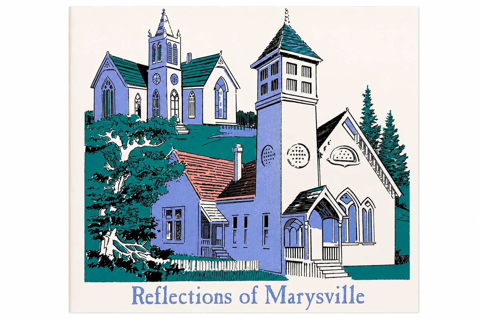 Reflections of Marysville centennial ceramic tile
